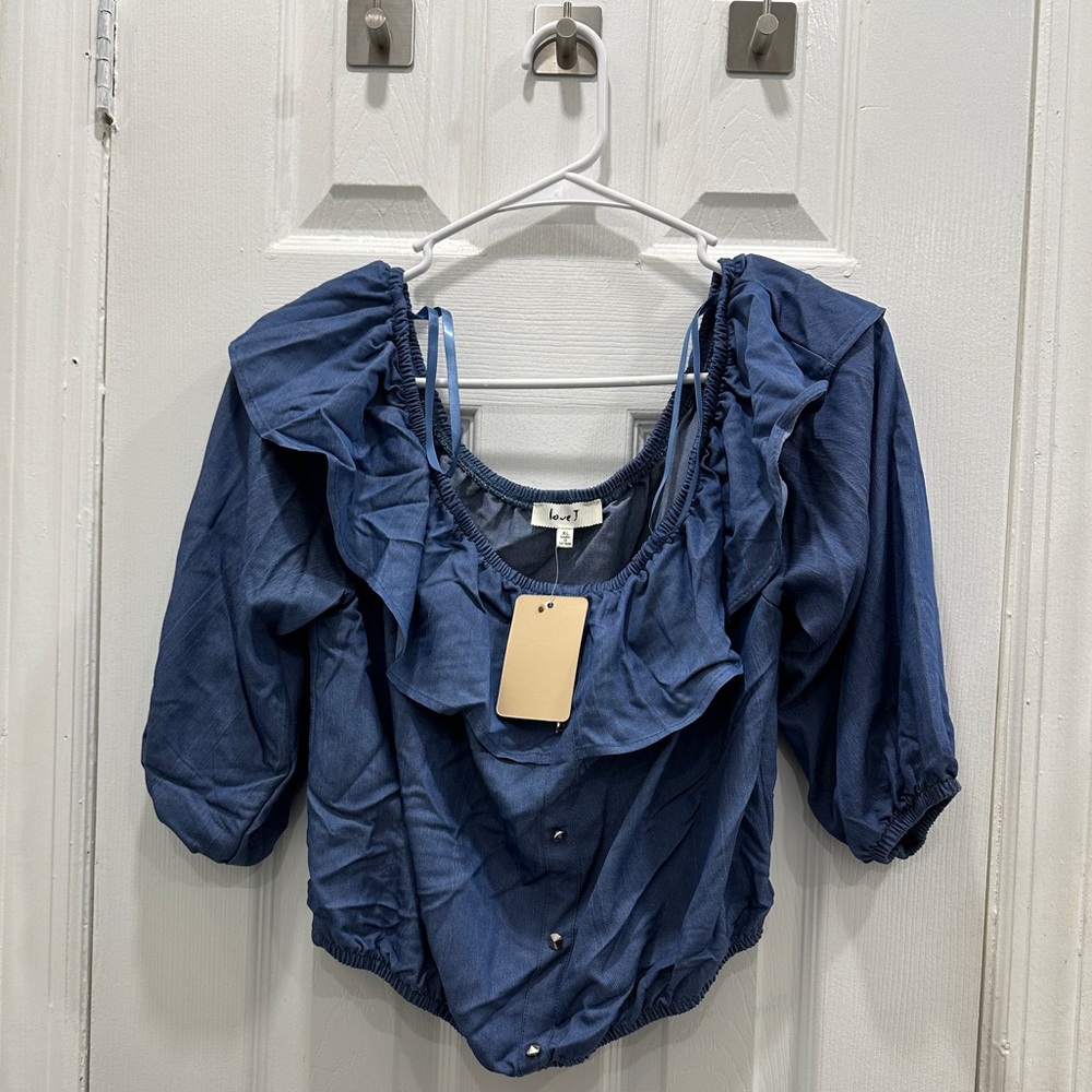Denim top